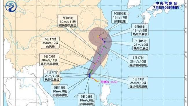 专家预测：今年第4号台风"丹娜丝"或将成为史上最具'体验感'的风暴