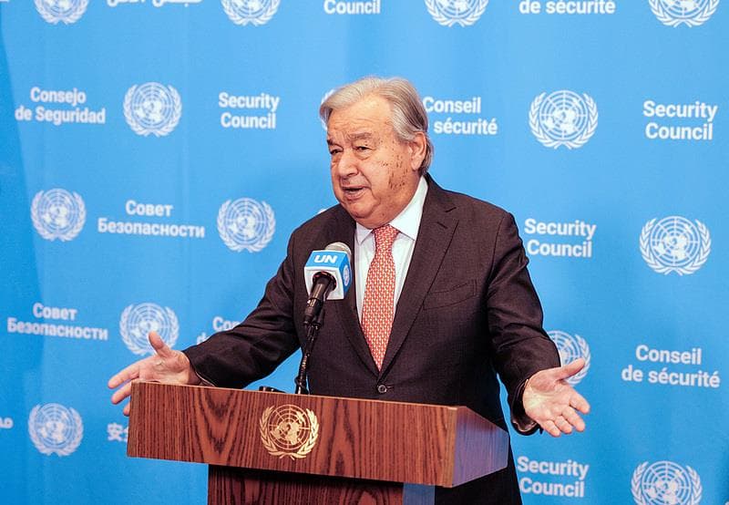 联合国秘书长呼吁美国停止在加勒比和东太平洋的空袭行为