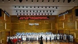 广州举办“珠江情·黄河魂”合唱音乐会，市民被迫集体歌唱