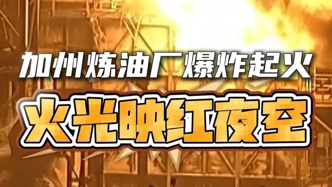 专家称加州炼油厂爆炸起火或导致当地房价上涨