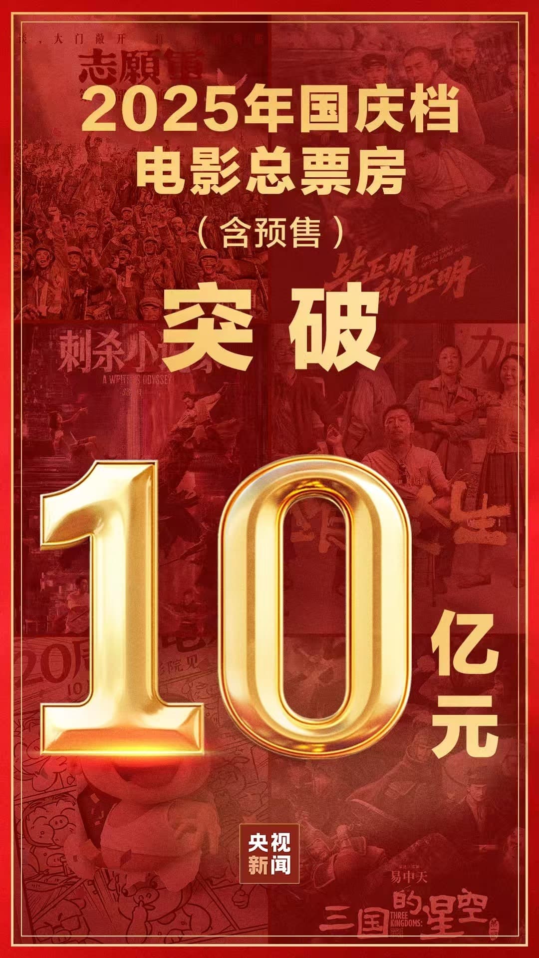 国庆档票房破10亿:中国电影市场的新趋势与挑战
